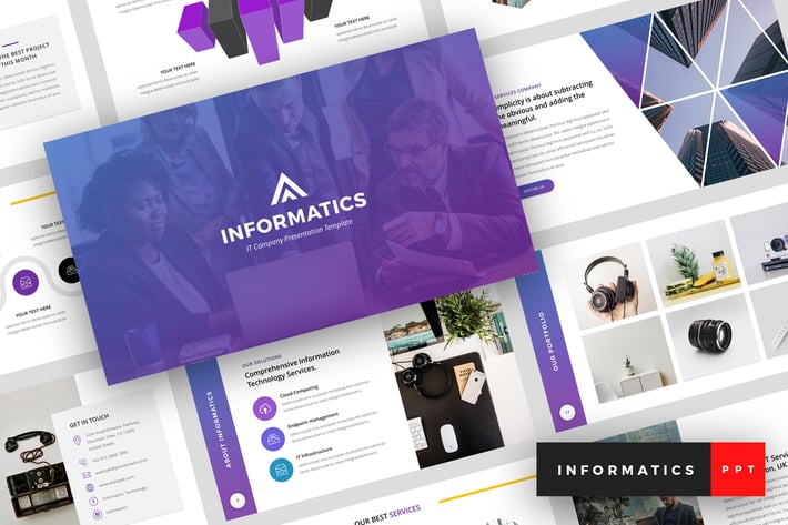 Informatics - IT Company PowerPoint Template