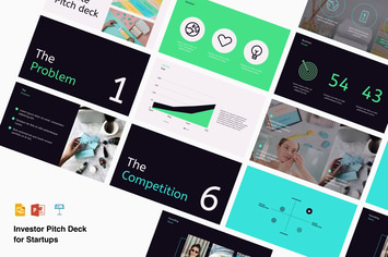 Startup pitch deck presentation 