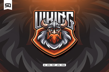 Viking Mascot Logo Design