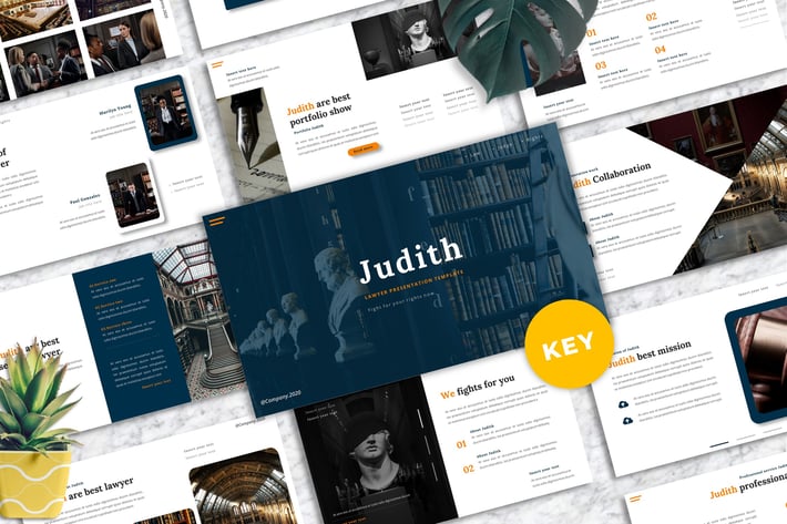 Judith - Lawyer Keynote Template