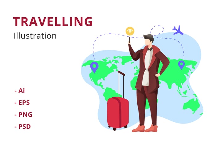 Travelling Illustration