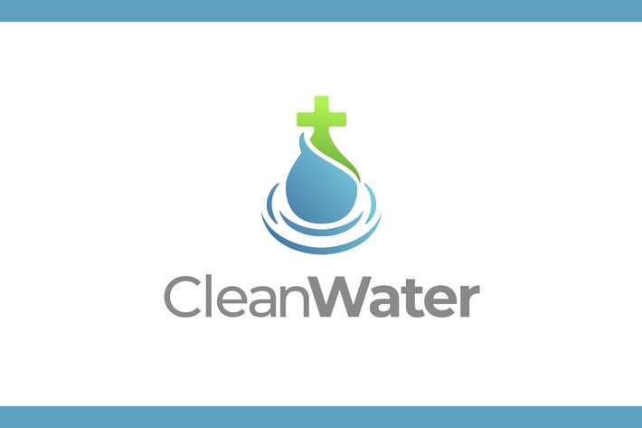 Clean Water - Health and Medical Logo