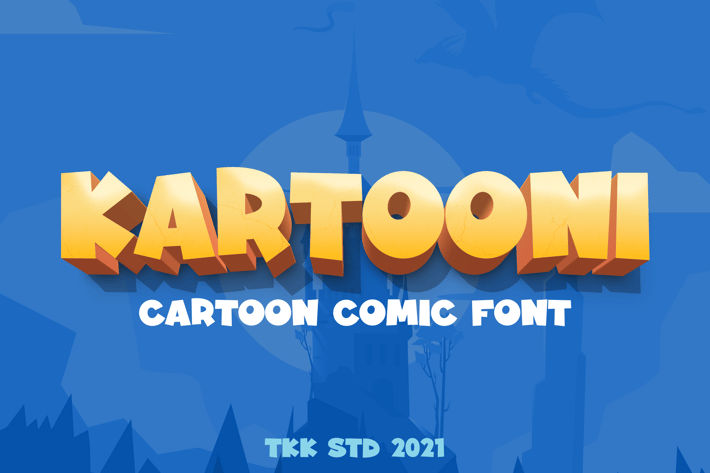 Kartooni - Cartoon Comic Font