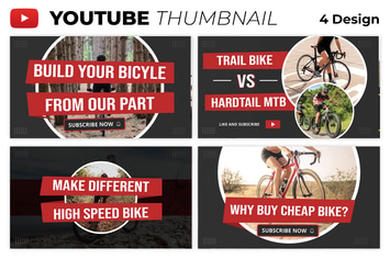 Bicycle Youtube Thumbnail Template