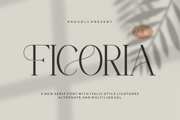 Ficoria || Modern Serif Font