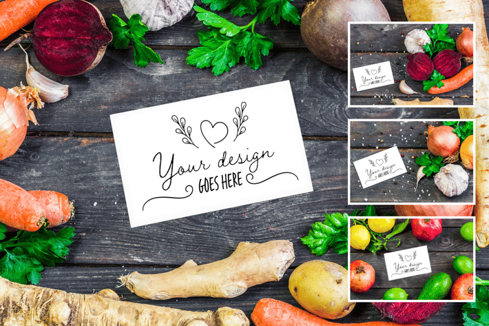 Card Mockup 4 PSD