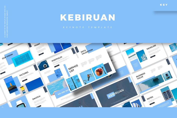 Kebiruan - Keynote Template