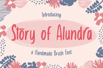Story of Alundra – Cute Brush Font
