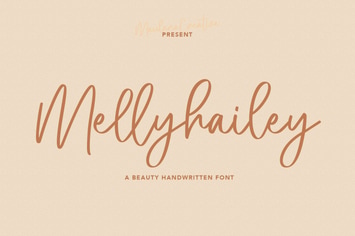 Melly Hailey Handwritten Font