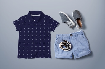 Polo T-shirt Mock-up Boys Version