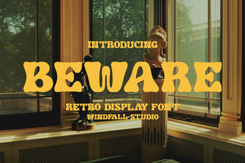 Beware - Bold Retro Typeface