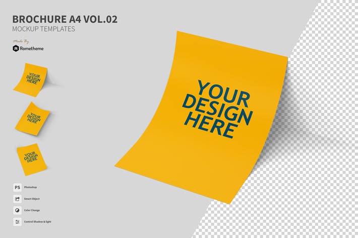 Brochure A4 vol.02 - Mockup