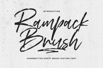 Rampack Handwritten Brush Texture