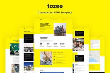 Tozee - Construction HTML Template