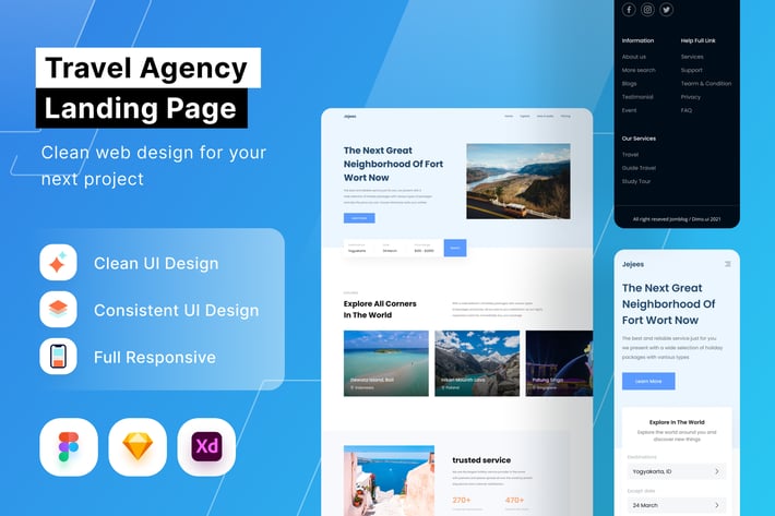 Travel Agency Landing Page