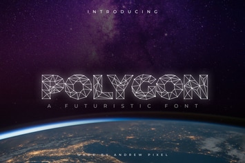 Polygon Technology Font
