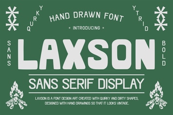 Laxson - Display Font