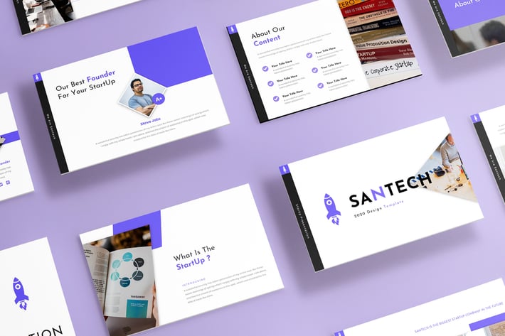 Santech - Business Technology PowerPoint Template