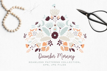 December Morning Patterns Collection