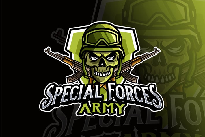 Special Forces Army Logo Template