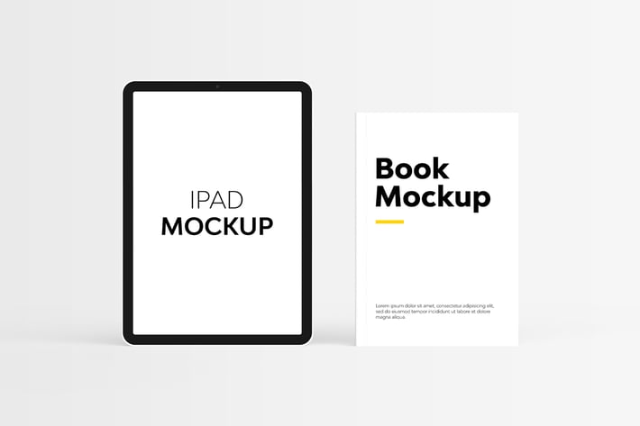 Book & iPad Mockup
