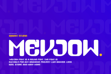 Mevjow - Round Font