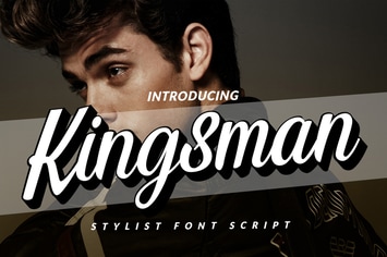 Extrude Kingsman Branding Logotype Script