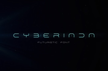 Cyberiada Font Technology Crypto Metaverse Style