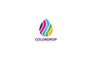 Colorful Drop Logo