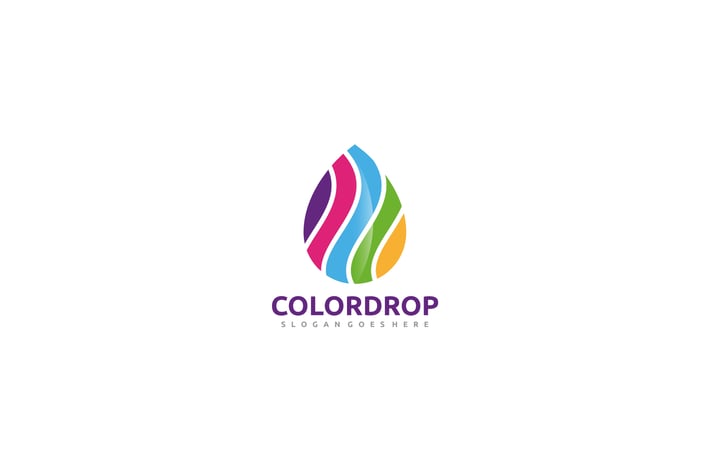 Colorful Drop Logo
