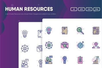 Human Resources Icon Pack