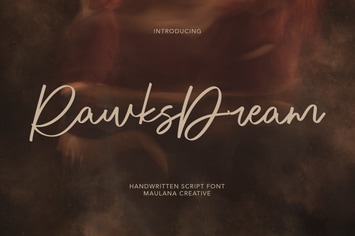 Rawks Dream Handwritten Script Font