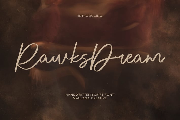 Rawks Dream Handwritten Script Font