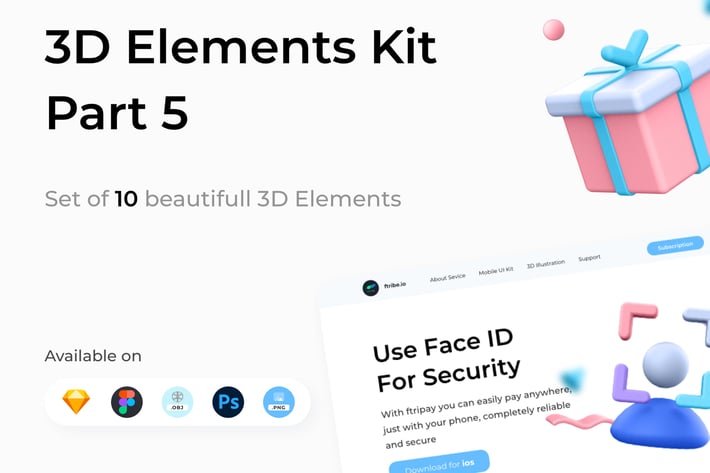 3D Elements Kit - Library Part 5
