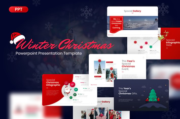 Winter Christmas Powerpoint Template