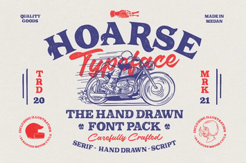 HOARSE | Font Pack