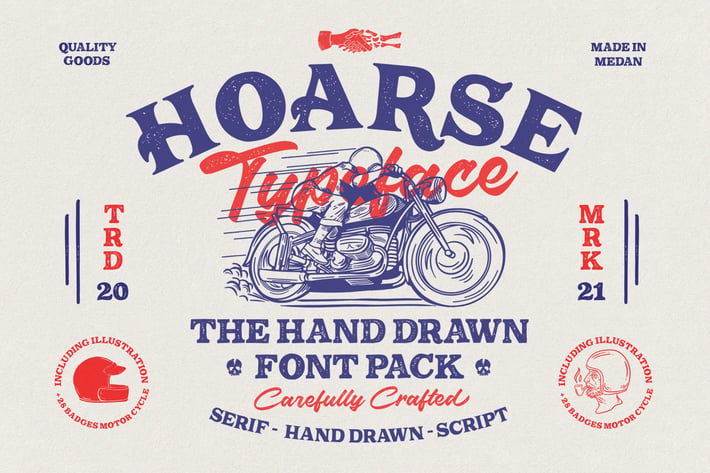HOARSE | Font Pack
