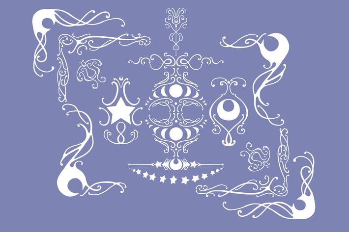 Moon Ornaments