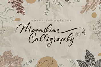 Moonshine - A Modern Calligraphy Font