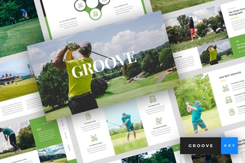 Groove - Golf Club Keynote Template