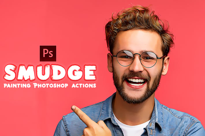 Smudge Photoshop Actions 