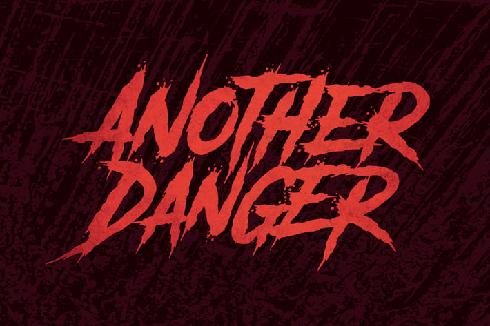 Another Danger | Horror Font