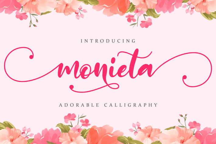 Monieta - Adorable Script