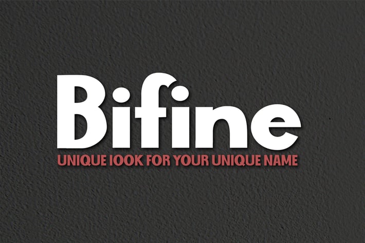 Bifine - Sans Serif Font