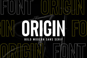 Origin - Bold Retro Sans Serif
