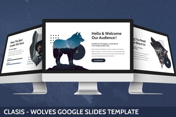 Clasis - Wolves Google Slides Template