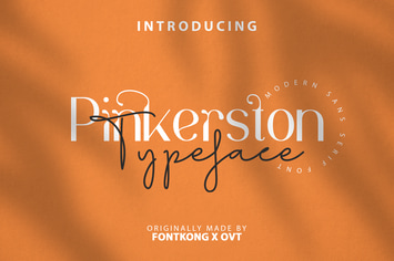 Pinkerston - Modern Sans Serif Font