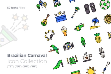 Brazilian Filled Icon