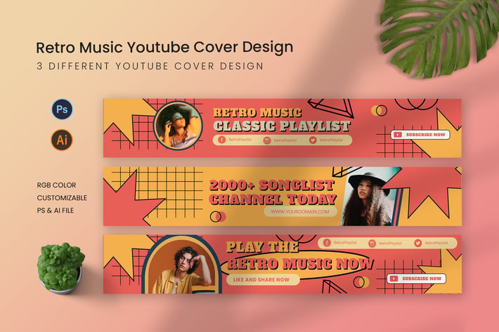 Retro Music Youtube Cover