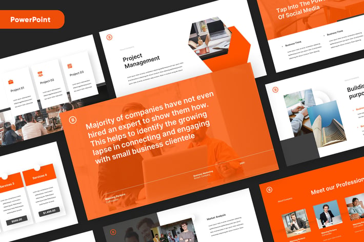 BREACH - Business Pitch Deck Powerpoint